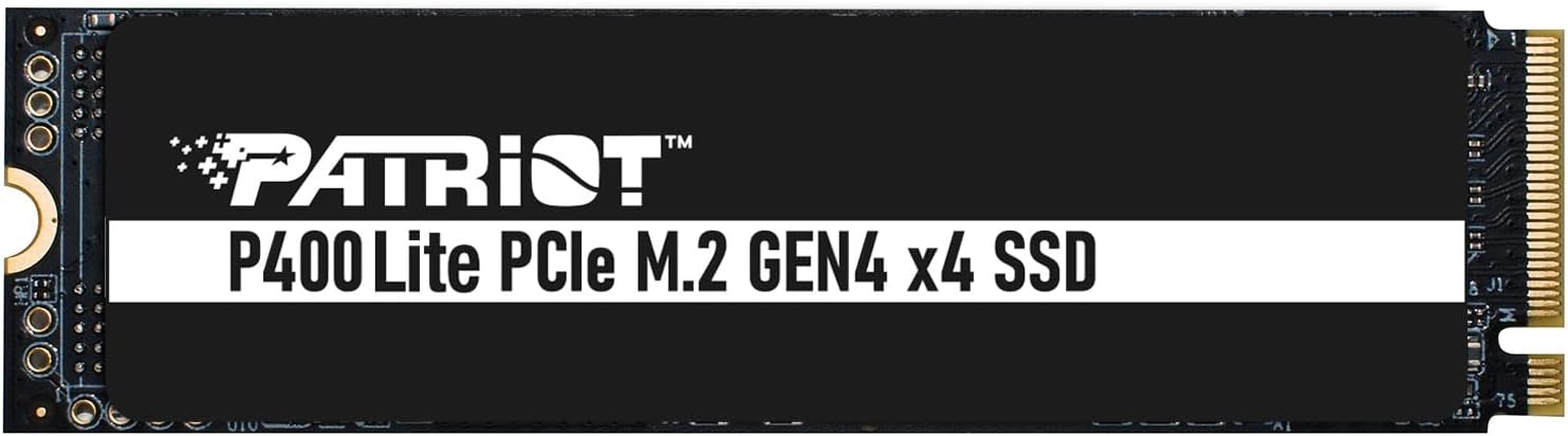 Patriot Memory P400 Lite M.2 PCIe Gen 4 x4 1TB SSD, Solid State Drive - P400LP1KGM28H